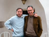 in Masseria: Gigi il fotoreporter e Nicolai il webmaster